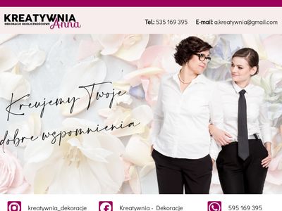 Dekoracje ślubne i weselne w Koninie - kreatywnia-dekoracje.pl