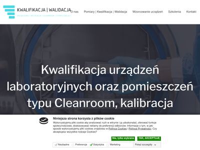 Kwalifikacja pomieszczeń cleanroom - kwalifikacja-walidacja.pl