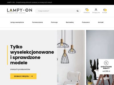 Lampy i oświetlenie - Lampy-on.pl