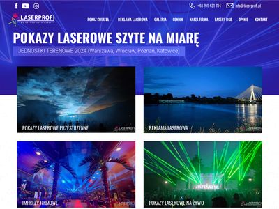 Pokaz laserowy na weselu - laserprofi.pl