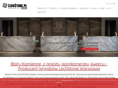 Blaty kamienne z granitu, konglomeratu, kwarcu - Warszawa | Lech Stone