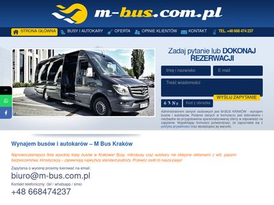 M Bus - przewóz osób Kraków
