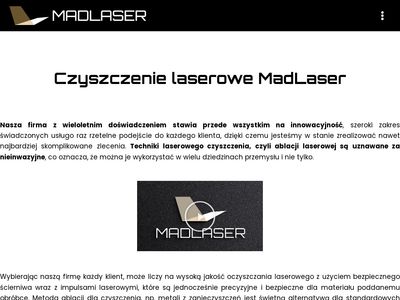 Madlaser- czyszczenie za pomocą lasera