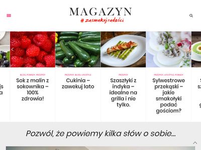 Przepisy - magazyn.zasmakujradosci.pl