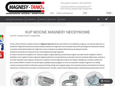 Magnesy neodymowe - magnesy-tanio.net