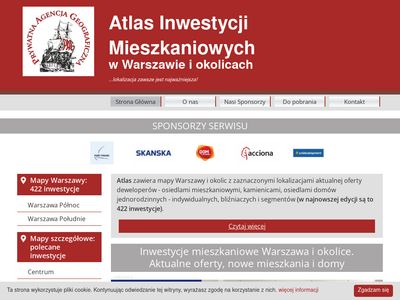Mapa nowych inwestycji mieszkaniowych - mapymieszkaniowe.pl