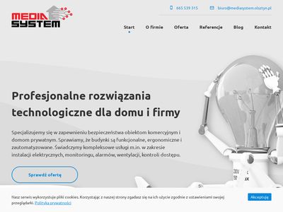 Instalacje elektryczne Olsztyn - Media System