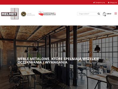 Meble metalowe Melmet - szafy warsztatowe BHP, szkolne, na dokumenty