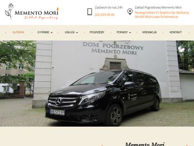Memento Mori - zakład pogrzebowy Warszawa