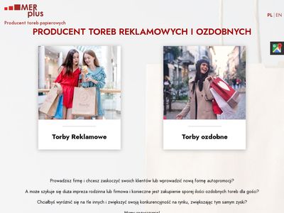 Torby papierowe reklamowe - merplus.pl