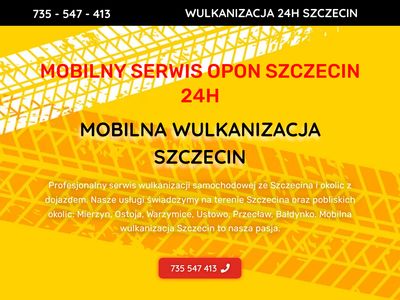 Wulkanizacja opon z dojazdem Szczecin 24h - mobilnawulkanizacja-szczecin.pl