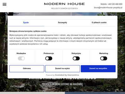 Projekty domów z płaskim dachem - Modern House