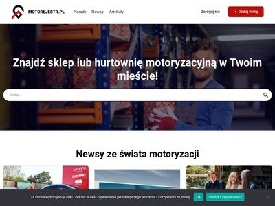 Katalog sklepów motoryzacyjnych - motorejestr.pl