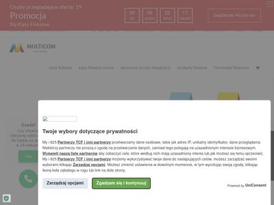 Kasy fiskalne Elbląg-Multicom kasy fiskalne online