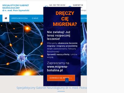 Neurolog-szymanski.pl - migrena Warszawa