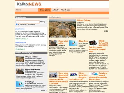Najnowsze wiadomości z branży - news.kafito.pl