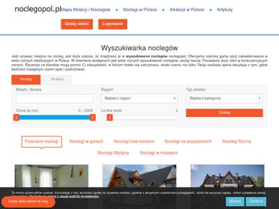 Wyszukiwarka noclegów - noclegopol.pl