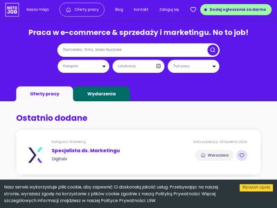 Praca e-commerce - notojob.com
