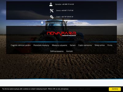 NovaFarm - serwis i sprzedaż maszyn rolniczych