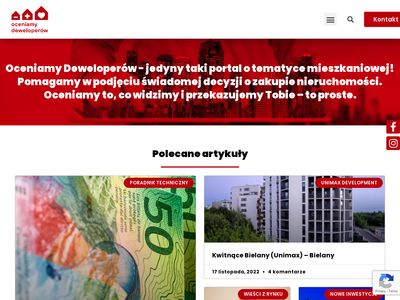 Ranking inwestycji mieszkaniowych - oceniamydeweloperow.pl