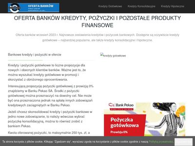 Oferta banków ofertabankow.pl