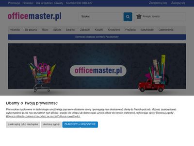 Artykuły biurowe - materiały, akcesoria, przybory officemaster.pl