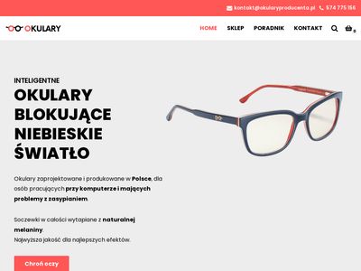 Okulary blokujące niebieskie światło - okularyproducenta.pl