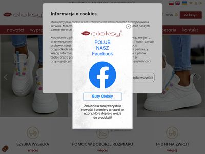 Internetowy sklep obuwniczy - oleksy.pl