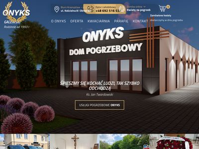 Usługi pogrzebowe Krasnystaw - Firma Onyks Galewski