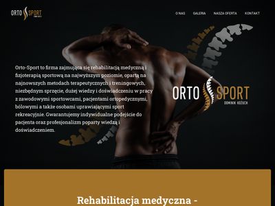 Rehabilitacja ortopedyczna Kraków - Orto Sport