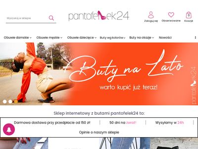 Pantofelek24.pl - Sklep internetowy z tanim i modnym obuwiem