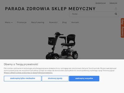 Sklep medyczny, rehabilitacyjny online, Kalisz - Parada Zdrowia