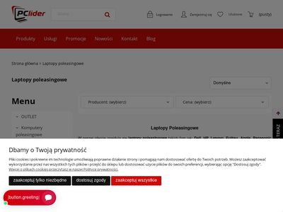 Pclider.pl - Laptopy Poleasingowe dla firm