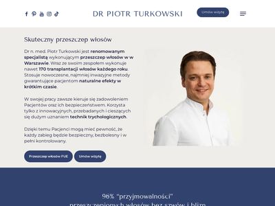 Klinika przeszczepu włosów Warszawa Piotr Turkowski