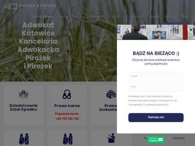 Kancelaria adwokacka katowice - pirozek.pl