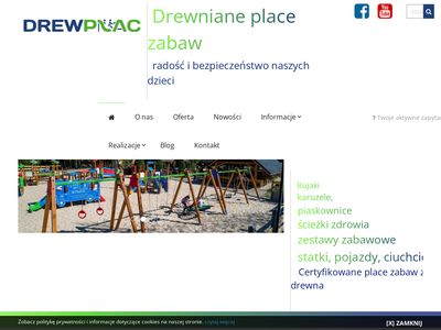 Piaskownica drewniana - Drewplac
