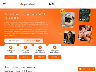 Polskielajki.pl - Wygodne promowanie konta na Instagramie