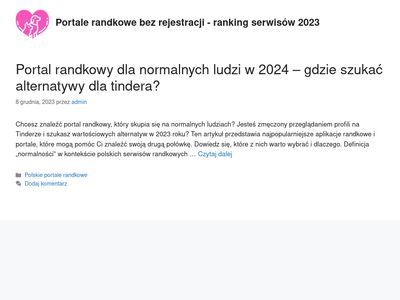 Darmowy serwis randkowy - portale-randkowe.com