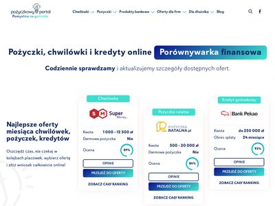 Porównywarka chwilówek - pozyczkowy-portal.pl