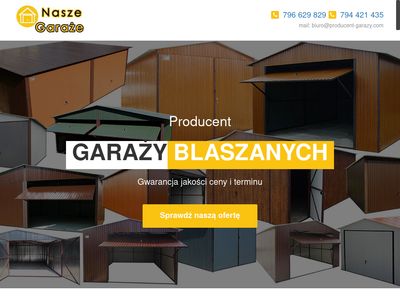 Garaże blaszane - producent-garazy.com