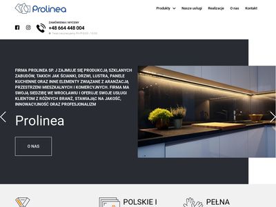 Producent drzwi szklanych - Prolinea