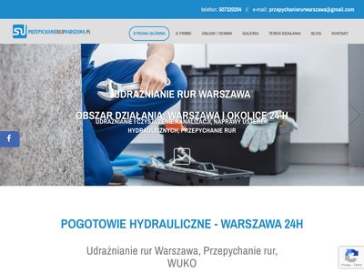 Hydraulik Warszawa - udrażnianie rur Wuko