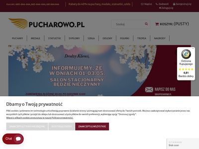 Pucharowo pl. - puchary, medale, dyplomy