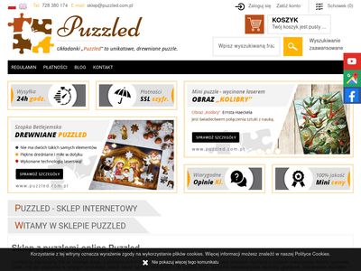 Drewniane puzzle dla dorosłych - puzzled.com.pl