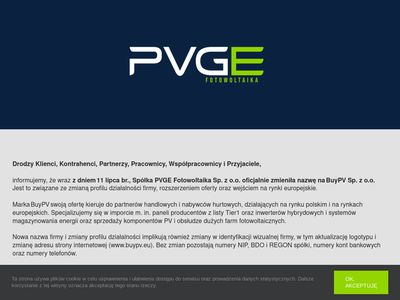 PV Instalator Polska Grupa PVGE Sp. z o.o.