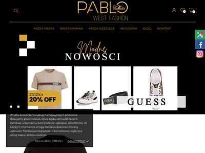 Sklep z markowymi ubraniami Pablo West Fashion