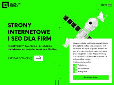 Tworzenie stron internetowych - Quality Pixels Łódź