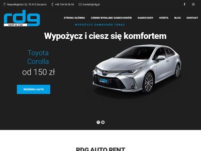 Wynajem samochodów w Szczecinie - rdg.pl