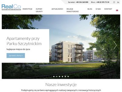 RealCo - mieszkania na sprzedaż Warszawa, Wrocław