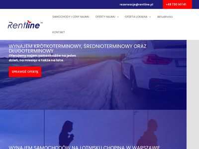RentLine - wypożyczalnia samochodów z dostawą auta